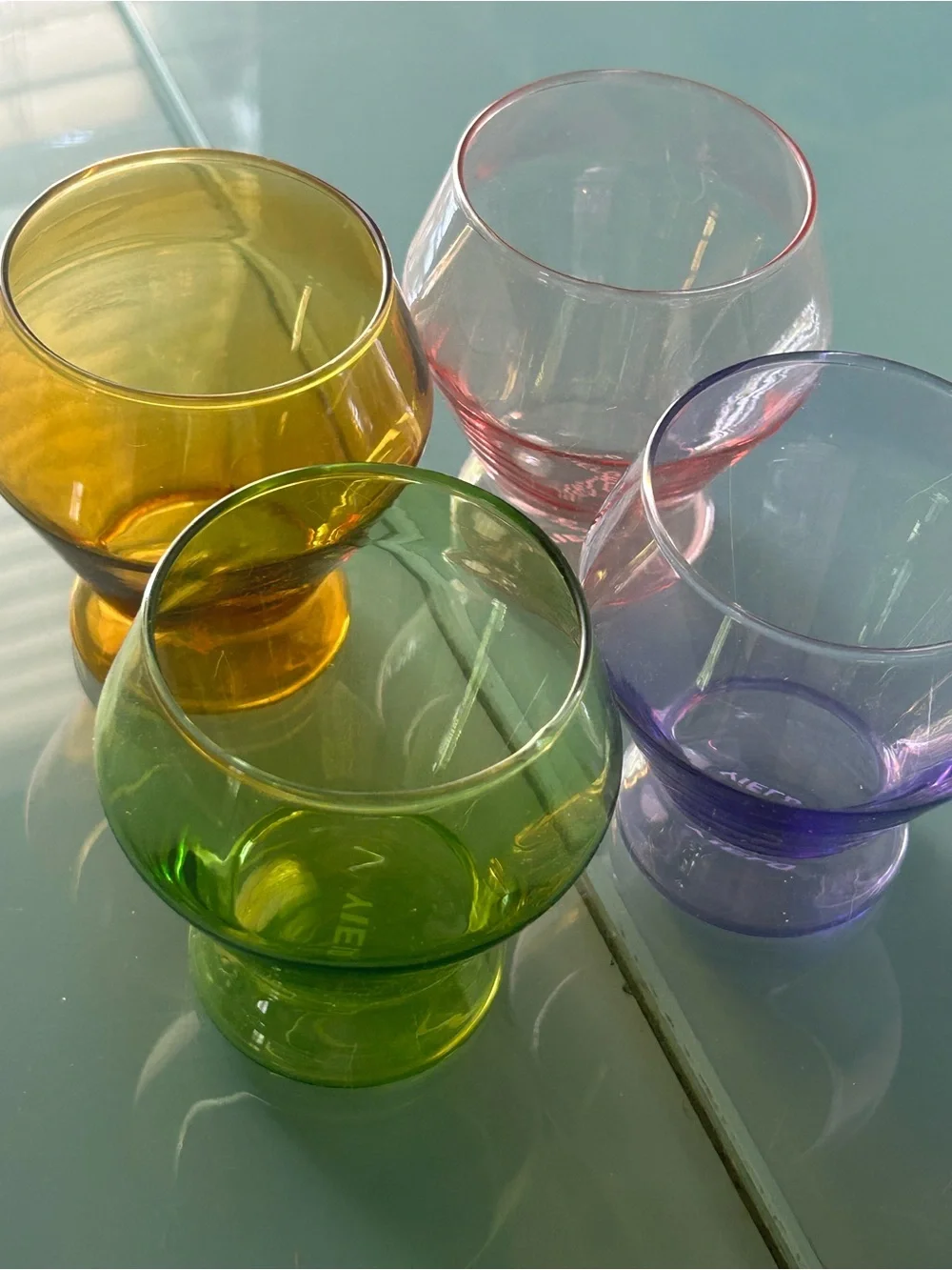 Yield Millennium Collection Stemless Glasses Set 4 Barware Glassware Home Decor